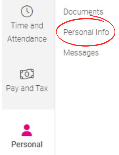 w4 personal info